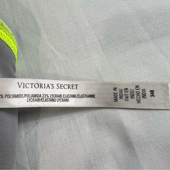 Victoria's Secret 34B VSX Sport Yellow High Impact Sports Bra with Underwire - Picture 6 of 6